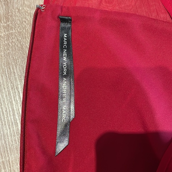 ✨NWOT✨ MARC NEW YORK ANDREW MARC Red Midi Dress - Picture 6 of 6